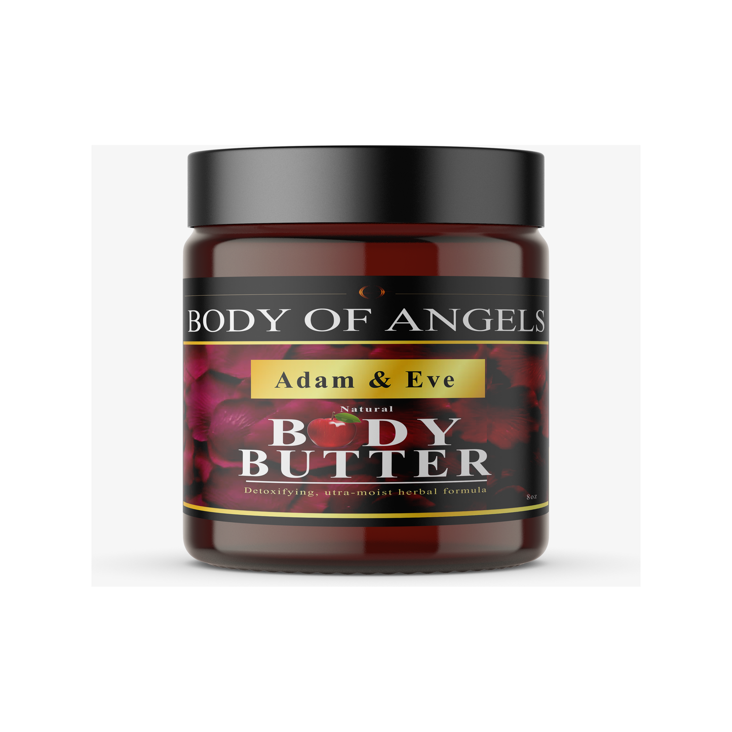 Adam & Eve Body Butter & Wash 8oz, all natural herbs, green, apple, scent, personal care by Body of Angels