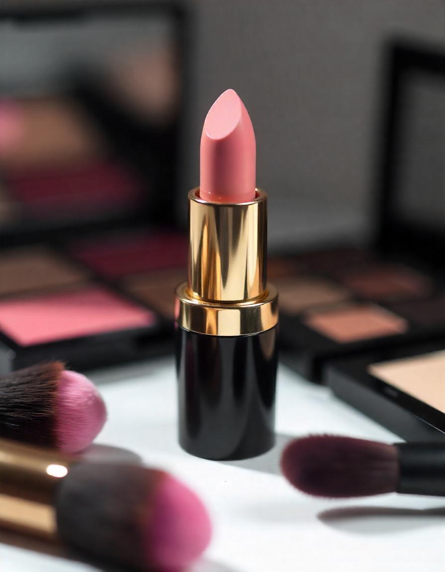 Rosehips & Carrot Seed Herbal Lipstick & Lip Gloss (ANGELIC PINK)